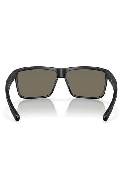 Shop Costa Del Mar Rinconcito 60mm Polarized Rectangular Sunglasses In Blue Grad