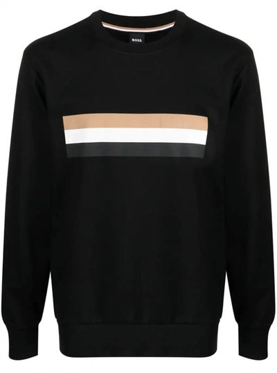 Shop Hugo Boss Boss  Sweatshirts In Black