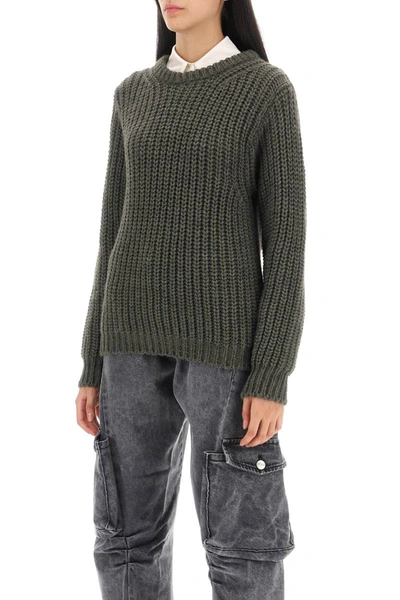 Shop Mvp Wardrobe Carducci Chunky Sweater In Brown