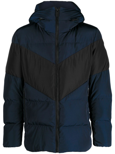 Shop Fusalp Blue Yoni Hooded Quilted Ski Jacket
