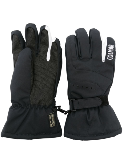Shop Colmar Black Touch Strap Padded Gloves