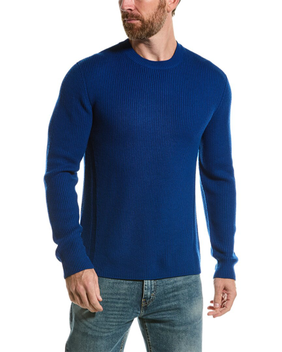 Shop Theory Warin Wool Sweater In Blue