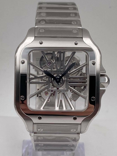 Pre-owned Cartier Santos De  Skeleton Whsa0015 Unworn 2023