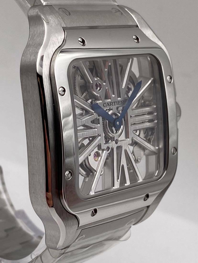 Pre-owned Cartier Santos De  Skeleton Whsa0015 Unworn 2023