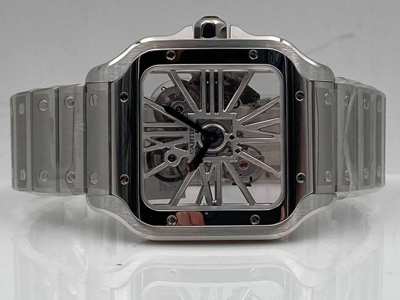 Pre-owned Cartier Santos De  Skeleton Whsa0015 Unworn 2023