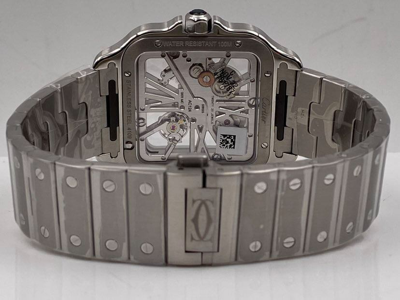 Pre-owned Cartier Santos De  Skeleton Whsa0015 Unworn 2023