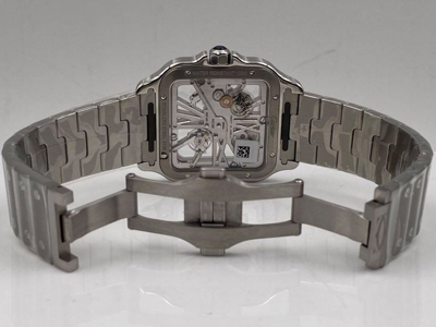 Pre-owned Cartier Santos De  Skeleton Whsa0015 Unworn 2023