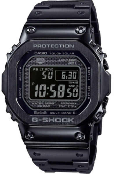 Pre-owned Casio Men's Black Watch - Gmw-b5000gd-1jf