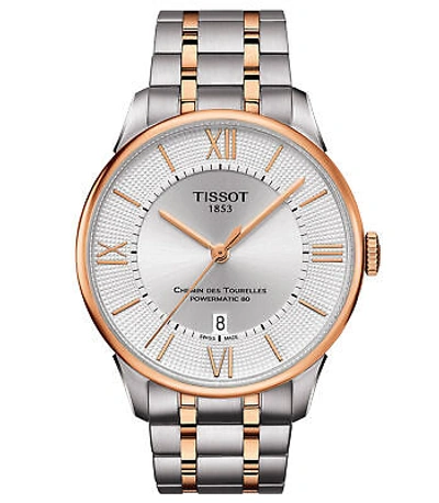 Pre-owned Tissot Multicolour Mens Analogue Watch Chemin Des Tourelles T0994072203802
