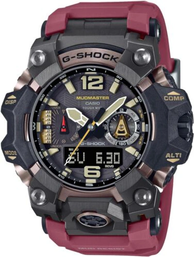 Pre-owned Casio Gwg-b1000-1a4jf G-shock Mudmaster Bluetooth Men's Red Japan Import