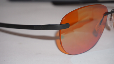 Pre-owned Mclaren Sunglasses Rimless Aviator Matte Black Golf Mlsups17 C04 57 17 130