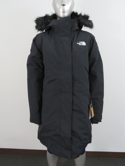Pre-owned The North Face Womens  Arctic Parka 2 Down Warm Winter Jacket - Black / Black In Tnf Black / Tnf White Logo / Black Fur