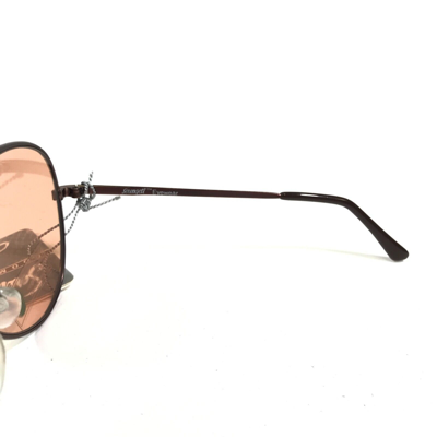 Pre-owned Serengeti Vintage  Sunglasses Boomslang Large Brown Frames Red Lenses 62-12-130