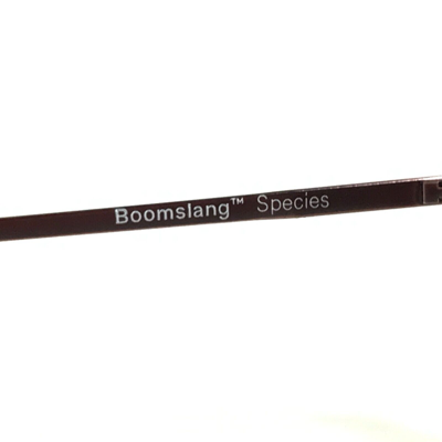 Pre-owned Serengeti Vintage  Sunglasses Boomslang Large Brown Frames Red Lenses 62-12-130