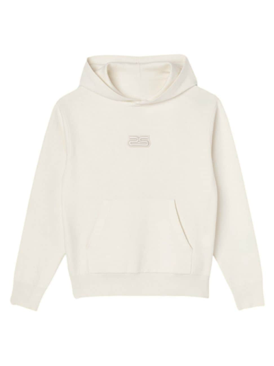 Shop Sandro Men's Knit Hoodie In Natural