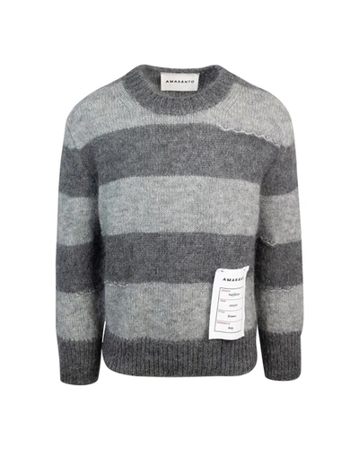Shop Amaranto Amaránto Sweater In Grey