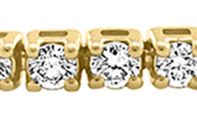 Shop Effy 14k Gold Plated Sterling Silver Diamond Bracelet In Gold Multi