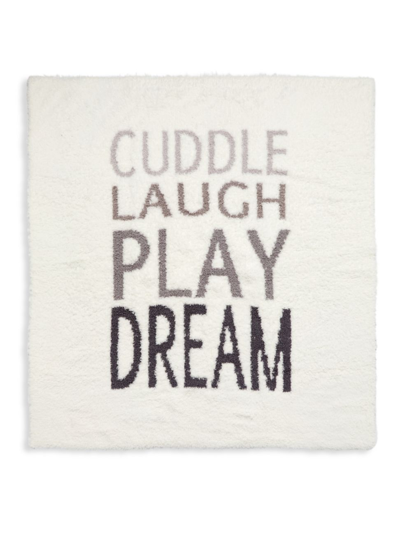 Shop Barefoot Dreams Cuddle Laugh Play Dream Stroller Blanket In Pearl Multi