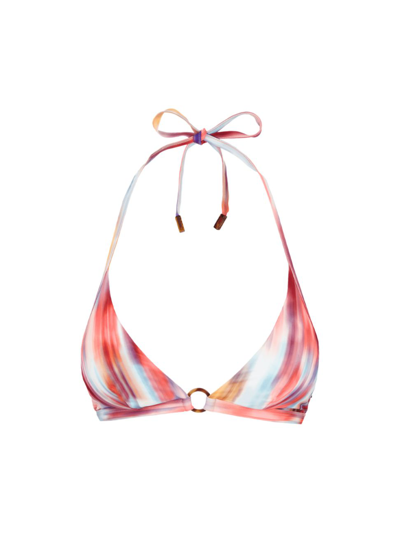 Shop Vilebrequin Women's Flechett O-ring Triangle Bikini Top In Neutral