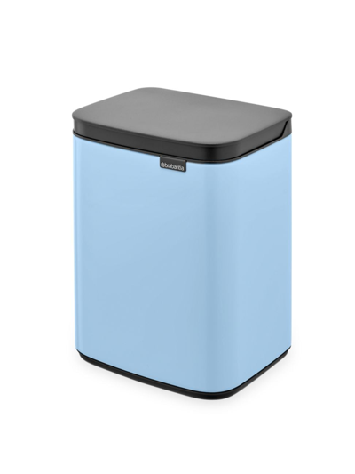 Shop Brabantia Bo 1.1-gallon Trash Can In Dreamy Blue