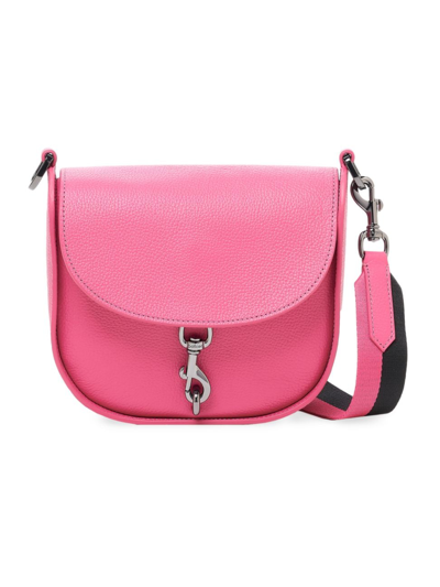 Shop Botkier Women's Trigger Saddle Bag In Passion Pink