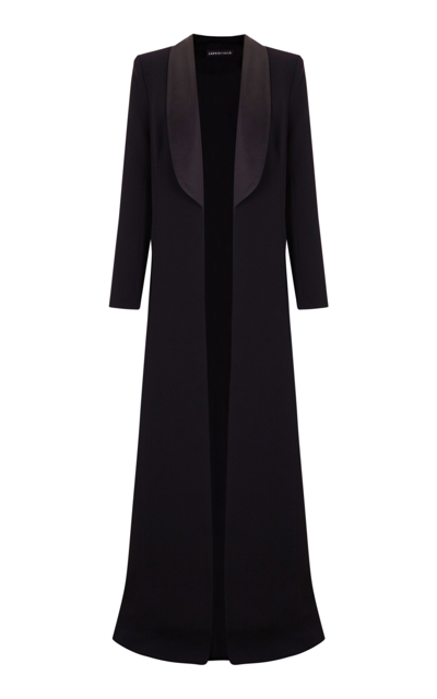 Shop Sophie Et Voila Long Tailored Coat In Black