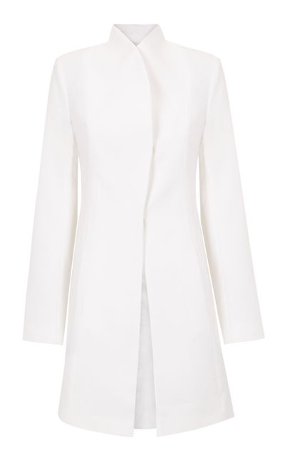 Shop Sophie Et Voila Long Tailored Blazer In White