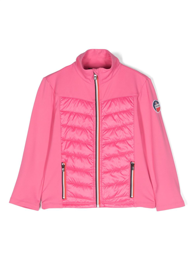 Shop Fusalp Pink Altair Quilted Zip Jacket