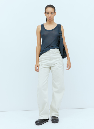 Shop Lemaire Seamless Tank Top In Blue