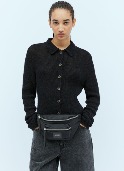 Shop Marc Jacobs Biker Nylon Belt Bag In Black