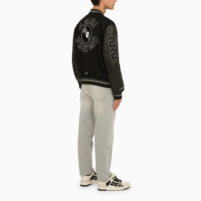 Shop Amiri Bomber Jacket With Patches In Black