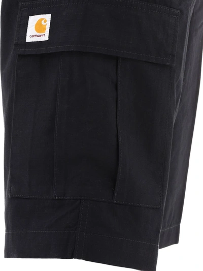 Shop Carhartt Wip "regular Cargo" Trousers In Black