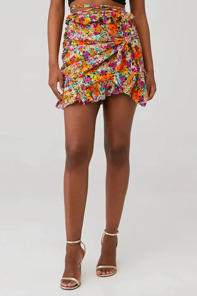 Shop For Love & Lemons Kira Skirt In Multi