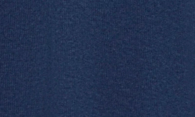 Bugatchi Stripe Trim Cotton Hoodie In Navy