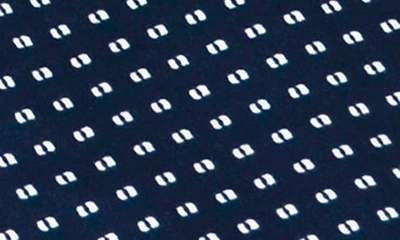 Levinas Contemporary Dot Print Button-up Shirt In Navy Dots Print