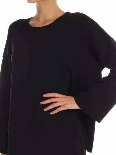 Fuzzi Oversize Pullover In Black In Negro