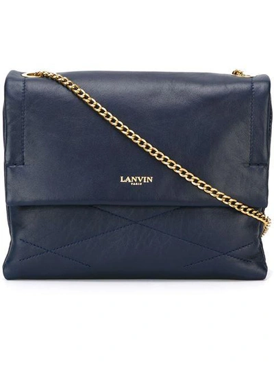 Shop Lanvin 'sugar' Shoulder Bag - Blue