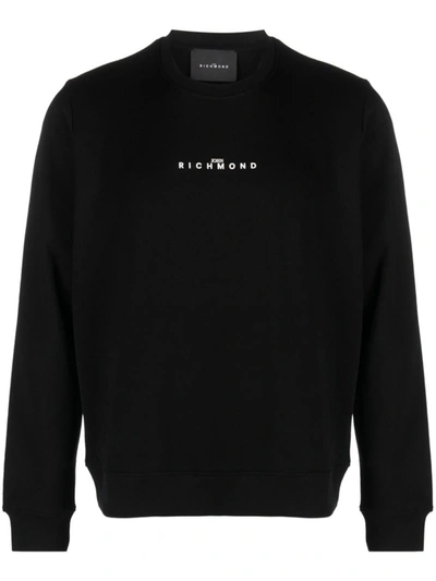 Shop John Richmond Sweatshirt With Logo In Black