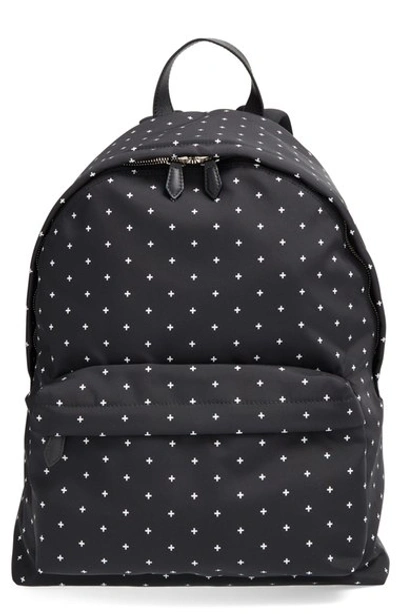 Shop Givenchy Canvas Backpack In Black