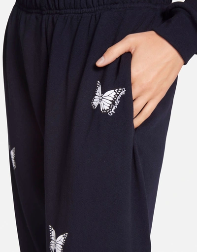 Lauren Moshi Chantria Optimist Butterflies In Dark Navy
