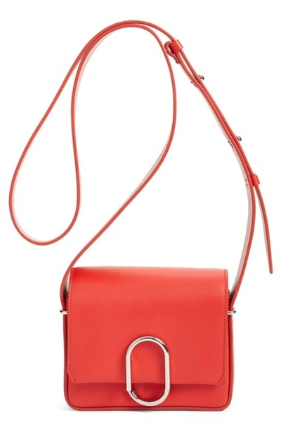 Shop 3.1 Phillip Lim 'mini Alix' Leather Shoulder Bag In Cherry
