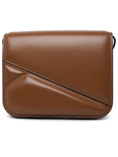 Shop Wandler 'oscar' Brown Leather Bag In Beige