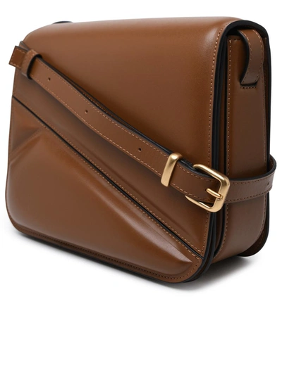 Shop Wandler 'oscar' Brown Leather Bag In Beige
