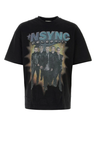 1989 Studio Cotton T-shirt With Contrasting Graphic Print In Black