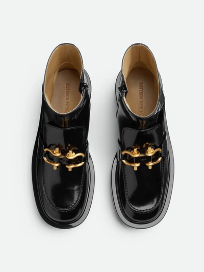 Shop Bottega Veneta Monsieur Boot Shoes In Black