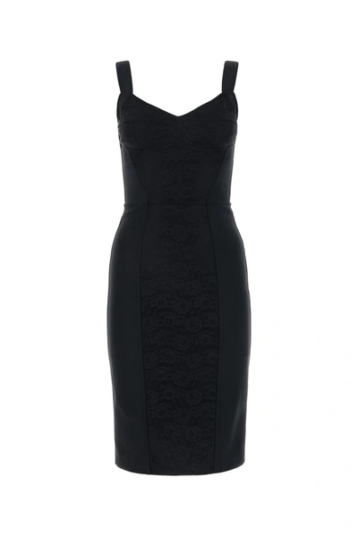 Shop Dolce & Gabbana Dress In Black