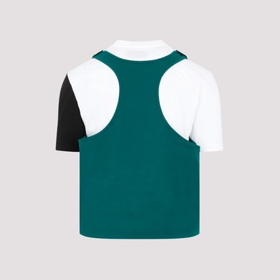 Shop Marni X Carhartt Wip Colour Block T-shirt Tshirt In Green