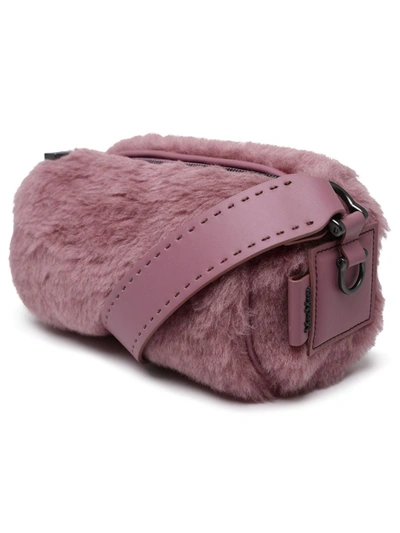 Shop Max Mara Small 'teddyrolls' Pink Teddy Bag
