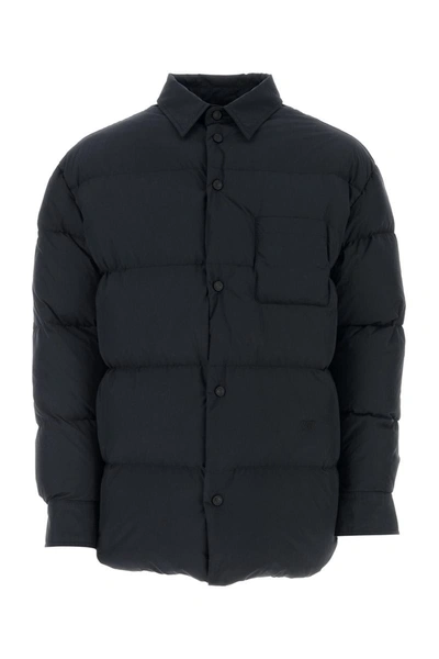 Off-white Off White Men Black Polyester Down Jacket In Blackblac