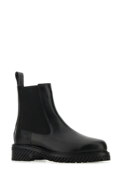 Shop Off-white Off White Boots In Blackblac